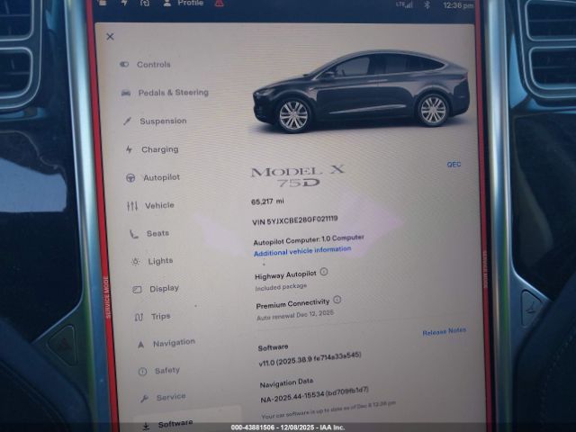2016 TESLA MODEL X 5YJXCBE28GF021119 Photo 6