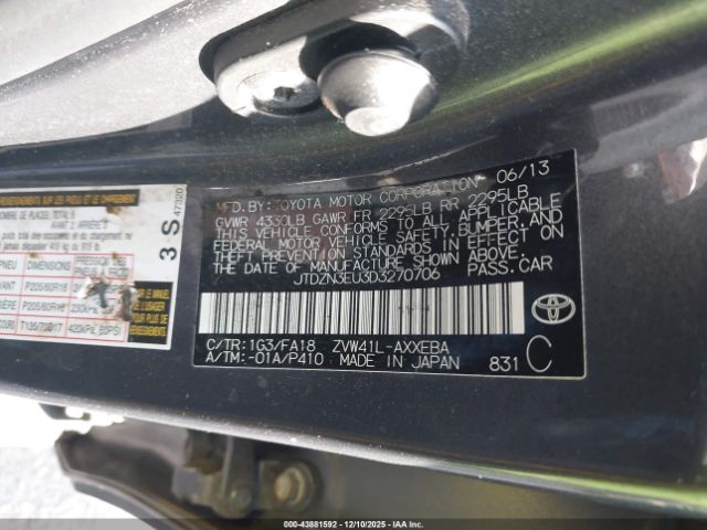2013 TOYOTA PRIUS V JTDZN3EU3D3270706 Photo 8