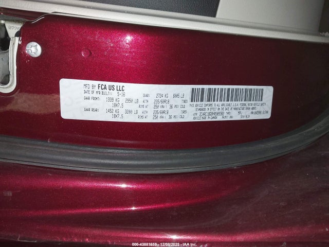 2017 CHRYSLER PACIFICA 2C4RC1BG8HR509382 Photo 8