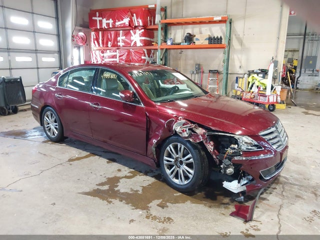 2012 Hyundai Genesis 3.8 მანქანა იყიდება აუქციონზე, vin: KMHGC4DDXCU189601, აუქციონის ნომერი: 43881691