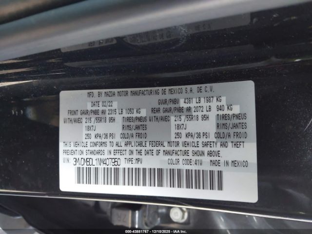 2022 MAZDA CX-30 3MVDMBDL1NM407950 Photo 8