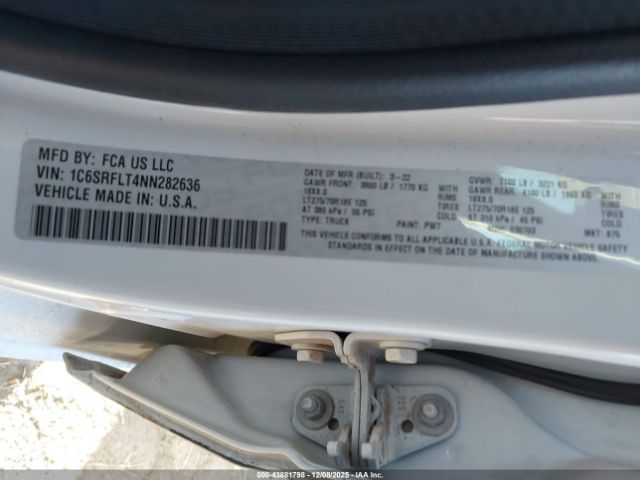 2022 RAM 1500 1C6SRFLT4NN282636 Photo 8