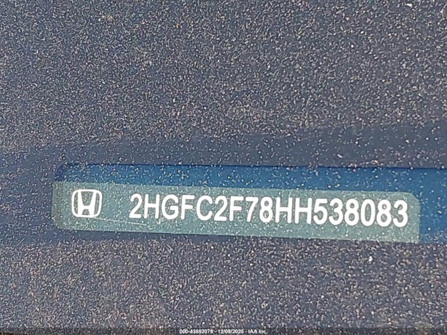 Honda CIVIC EX 2017 2HGFC2F78HH538083 Image 9
