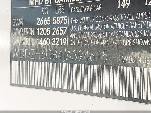 2018 MERCEDES-BENZ E 400 WDDZH6GB4JA394615 Photo 8