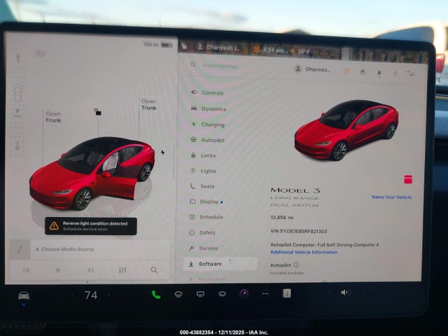 2024 TESLA MODEL 3 5YJ3E1EB5RF821303 Photo 6
