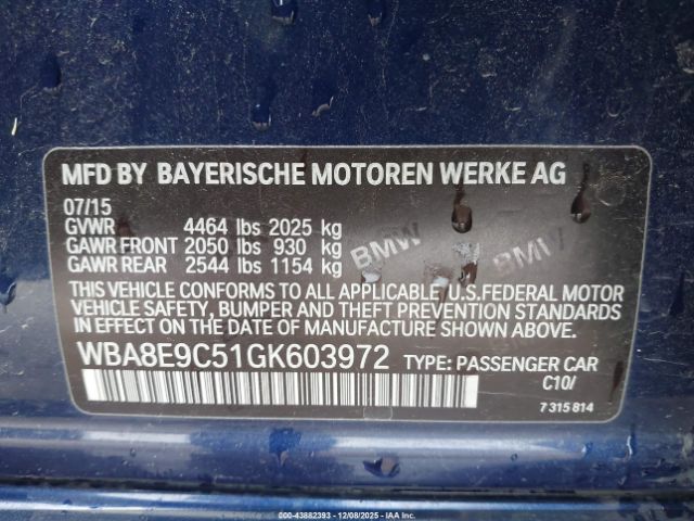 2016 BMW 328I WBA8E9C51GK603972 Photo 8