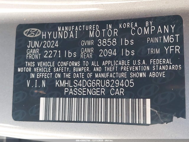 2024 HYUNDAI ELANTRA KMHLS4DG6RU829405 Photo 8