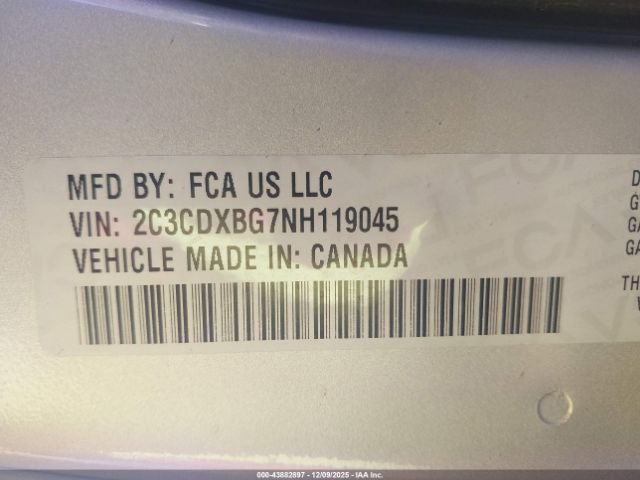 2022 DODGE CHARGER 2C3CDXBG7NH119045 Photo 8