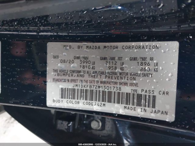 2021 MAZDA CX-3 JM1DKFB72M1501738 Photo 8