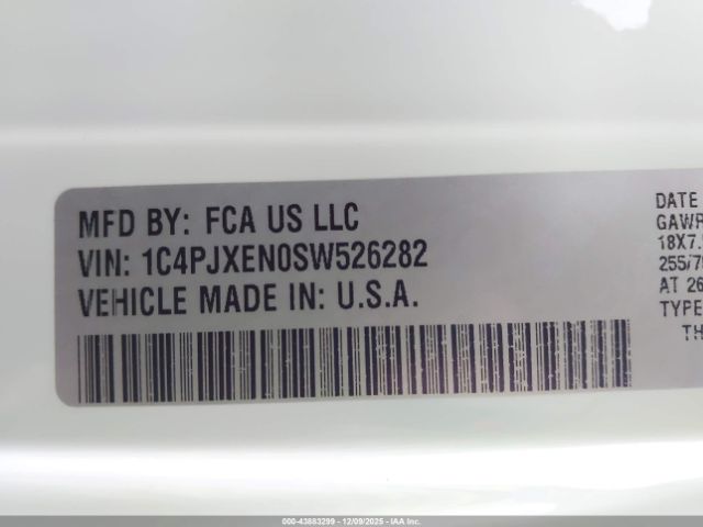 2025 JEEP WRANGLER 1C4PJXEN0SW526282 Photo 8