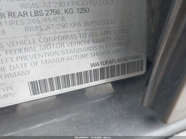 2016 AUDI ALLROAD WA1UFAFL4GA014862 Photo 8