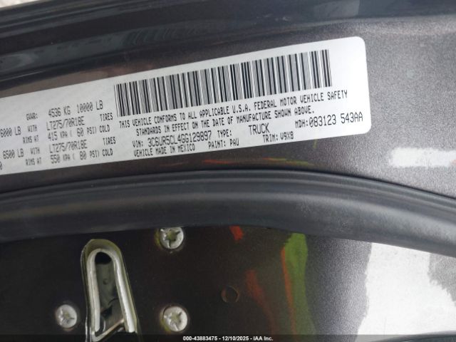 2016 RAM 2500 3C6UR5CL4GG129897 Photo 8