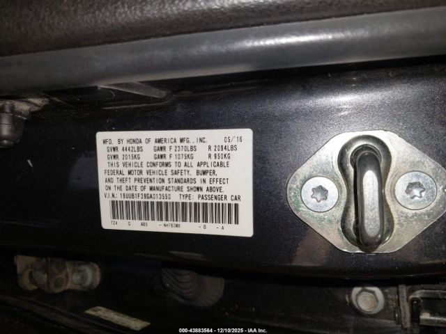 2016 ACURA TLX 19UUB1F39GA013550 Photo 8
