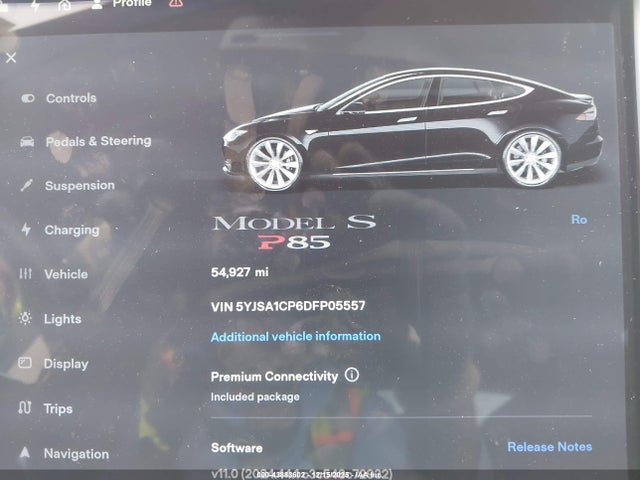2013 TESLA MODEL S 5YJSA1CP6DFP05557 Photo 6