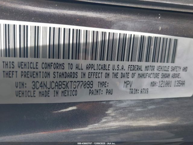 2019 JEEP COMPASS 3C4NJCAB5KT677099 Photo 8