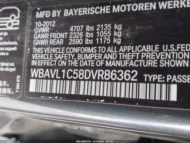 2013 BMW X1 WBAVL1C58DVR86362 Photo 8