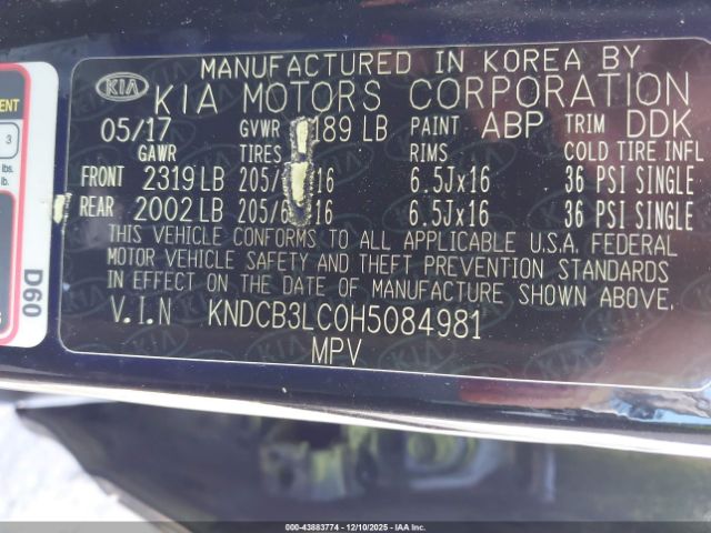 2017 KIA NIRO KNDCB3LC0H5084981 Photo 8