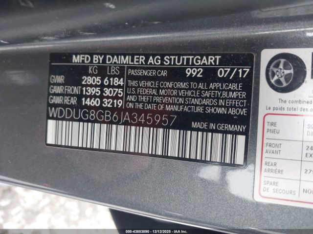 2018 MERCEDES-BENZ S 560 WDDUG8GB6JA345957 Photo 8