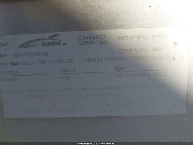 Magic Bt 2016 1M5BA3438G1E20865 Image 12