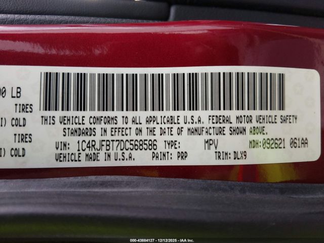 2013 JEEP GRAND CHEROKEE 1C4RJFBT7DC568586 Photo 8