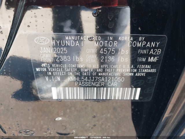 KMHL54JJ7SA121050 Hyundai Sonata Hybrid Limited