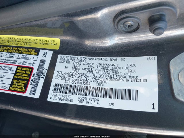 2013 TOYOTA TUNDRA 5TFEY5F14DX135023 Photo 8