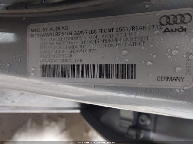 2013 AUDI A6 WAUGFAFC3DN020706 Photo 8