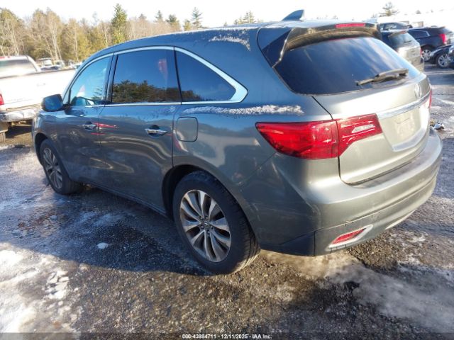 2014 ACURA MDX 5FRYD4H48EB024804 Photo 2