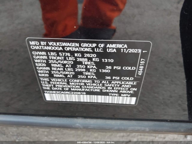 2024 VOLKSWAGEN ATLAS CROSS SPORT 1V2HE2CA0RC220818 Photo 8