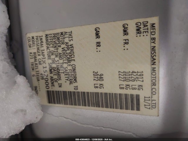 Nissan Altima 2.5 Sl 2018 1N4AL3AP3JC152000 Image 9