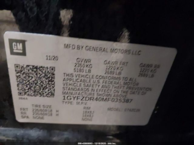 2021 CADILLAC XT4 1GYFZDR40MF035387 Photo 8
