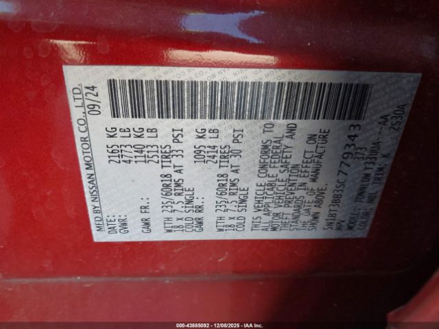 2025 NISSAN ROGUE 5N1BT3BB3SC779343 Photo 8