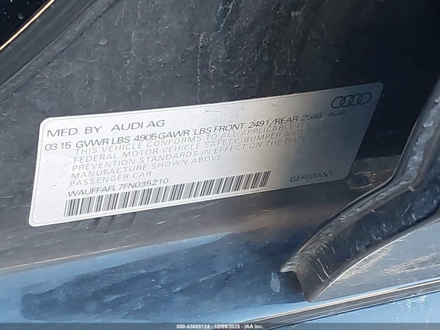 2015 AUDI A4 WAUFFAFL7FN035210 Photo 8