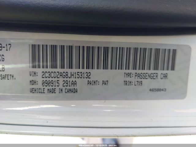 2018 DODGE CHALLENGER 2C3CDZAG8JH153132 Photo 8