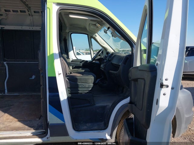 2018 Ram Promaster 2500 High Roof 159 Wb მანქანა იყიდება აუქციონზე, vin: 3C6TRVDG1JE114497, აუქციონის ნომერი: 43885223