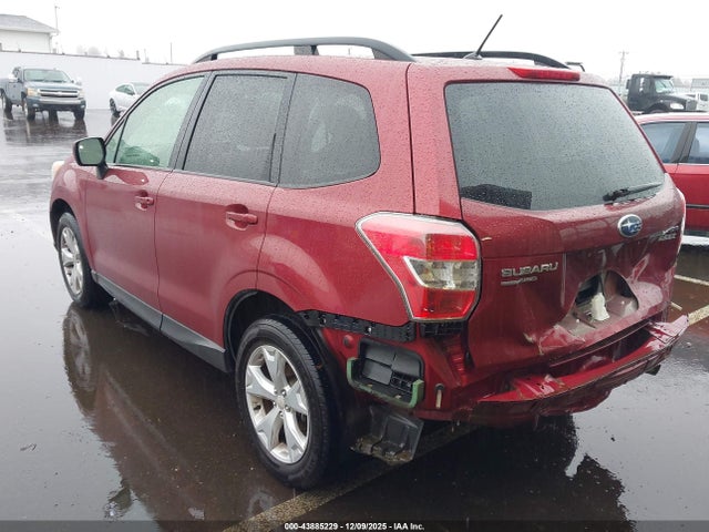 2015 Subaru Forester 2.5i Premium მანქანა იყიდება აუქციონზე, vin: JF2SJADC8FH472233, აუქციონის ნომერი: 43885229