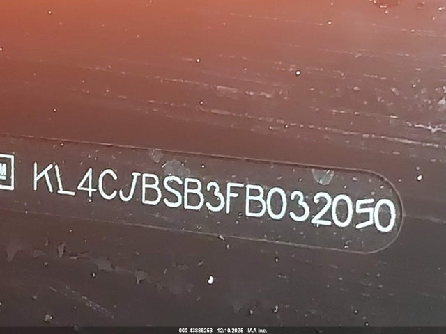43885258 :رقم المزاد ، KL4CJBSB3FB032050 vin ، 2015 Buick Encore Convenience مزاد بيع