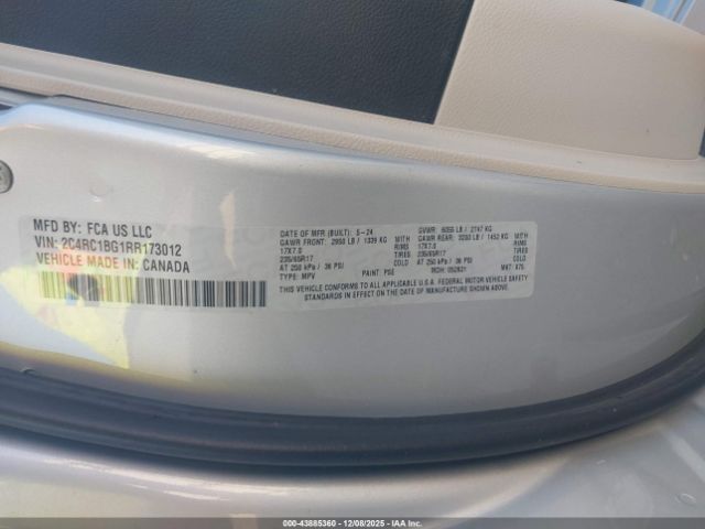 2024 CHRYSLER PACIFICA 2C4RC1BG1RR173012 Photo 8