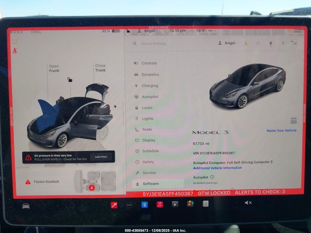 2023 TESLA MODEL 3 5YJ3E1EA5PF450387 Photo 6
