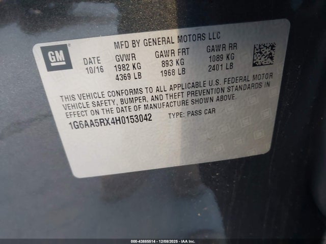 2017 CADILLAC ATS 1G6AA5RX4H0153042 Photo 8