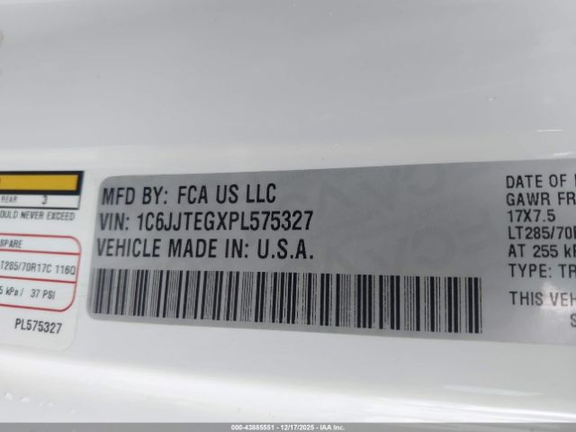 2023 JEEP GLADIATOR 1C6JJTEGXPL575327 Photo 8