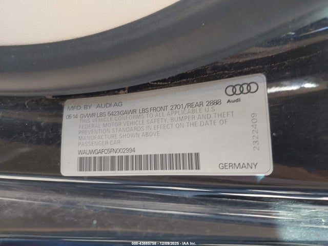 2015 AUDI A7 WAUWGAFC5FN002994 Photo 8