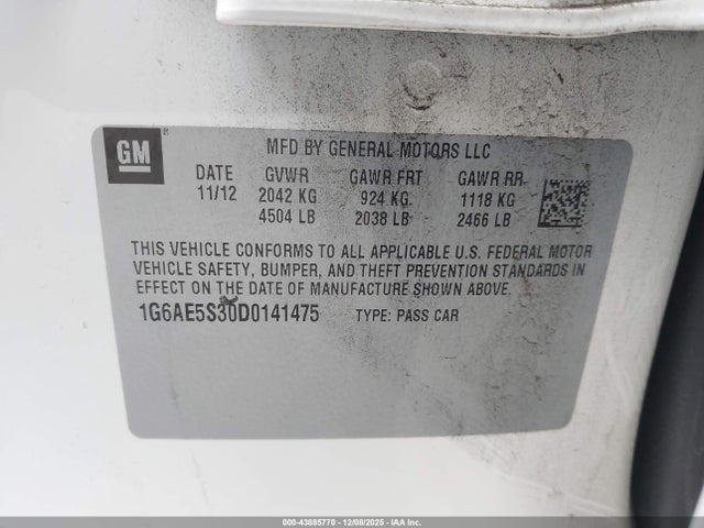 2013 CADILLAC ATS 1G6AE5S30D0141475 Photo 8