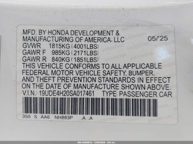 Acura Integra 2025 19UDE4H20SA017461 Image 9