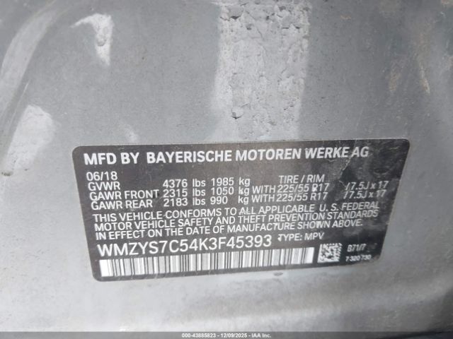 2019 MINI COUNTRYMAN WMZYS7C54K3F45393 Photo 8