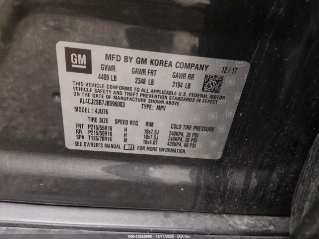 2018 BUICK ENCORE KL4CJ2SB7JB596003 Photo 8