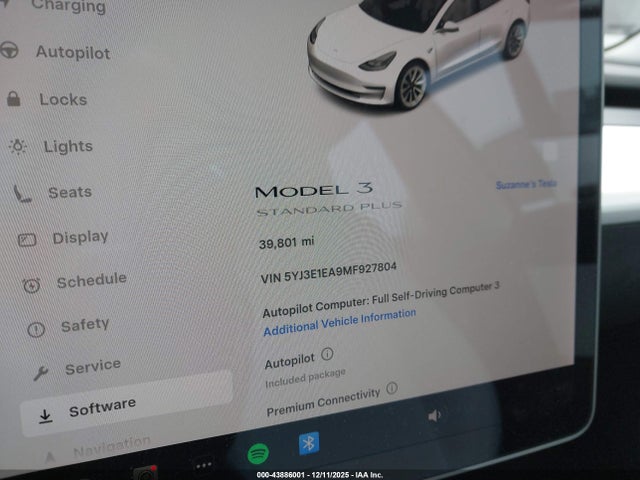 2021 TESLA MODEL 3 5YJ3E1EA9MF927804 Photo 6