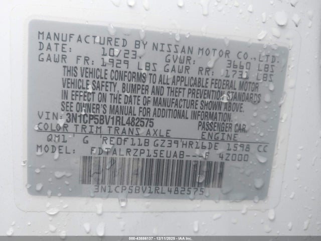 Nissan Kicks S Xtronic Cvt 2024 3N1CP5BV1RL482575 Image 9