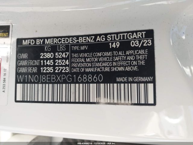2023 MERCEDES-BENZ GLC 300 W1N0J8EBXPG168860 Photo 8