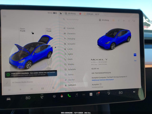 2023 TESLA MODEL Y 7SAYGDEE2PF613276 Photo 6